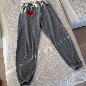 Aviation Nation Sweatpants with Red Heart